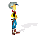 Gif animé Lucky Luke tire